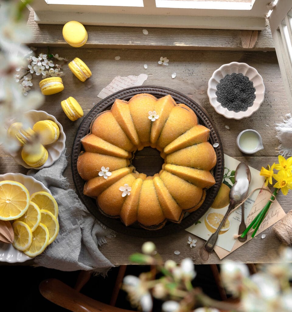 Marmorkuchen mit Mohn