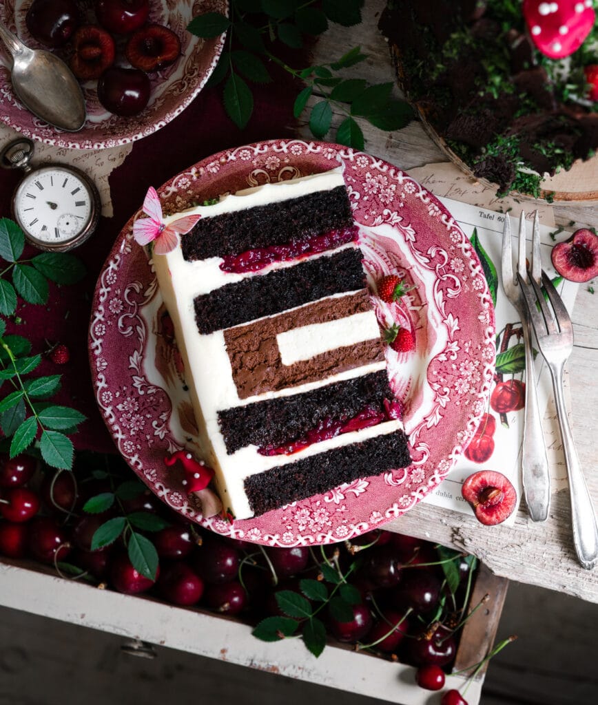 Vegane Schwarzwälder Kirschtorte