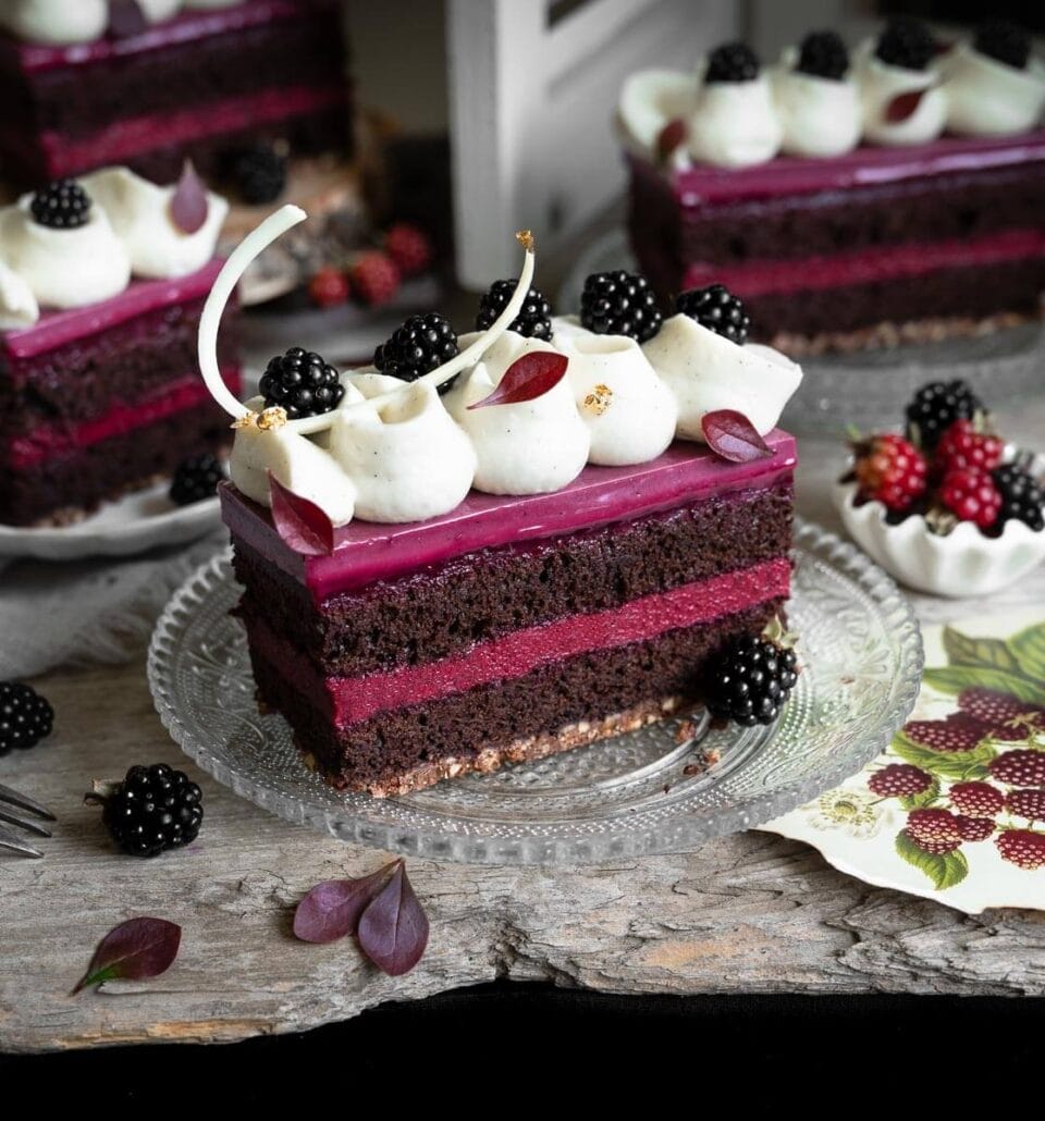 Schoko-Beeren Törtchen