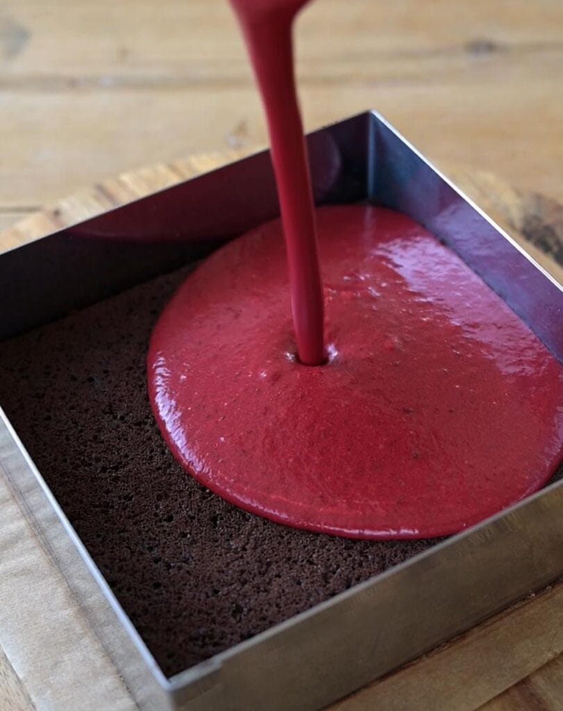 Brombeer-Mousse