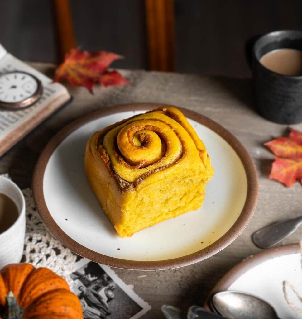 Kürbis-Zimtschnecken