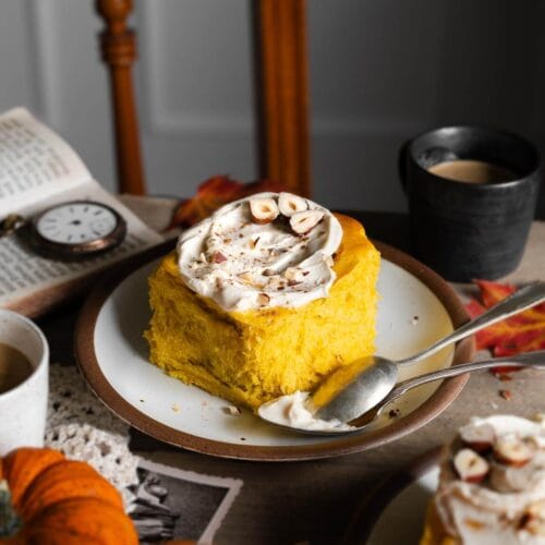 Kürbis-Zimtschnecken