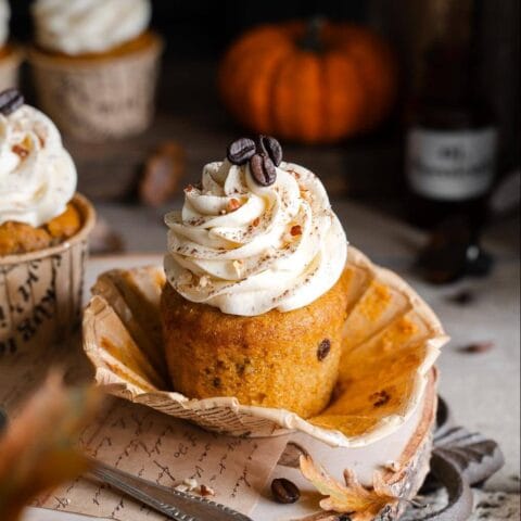 Kürbis Cupcakes