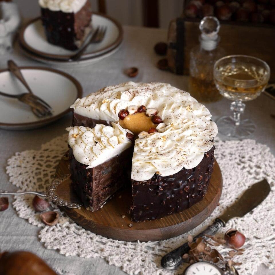 Schokoladen-Mousse Kuchen