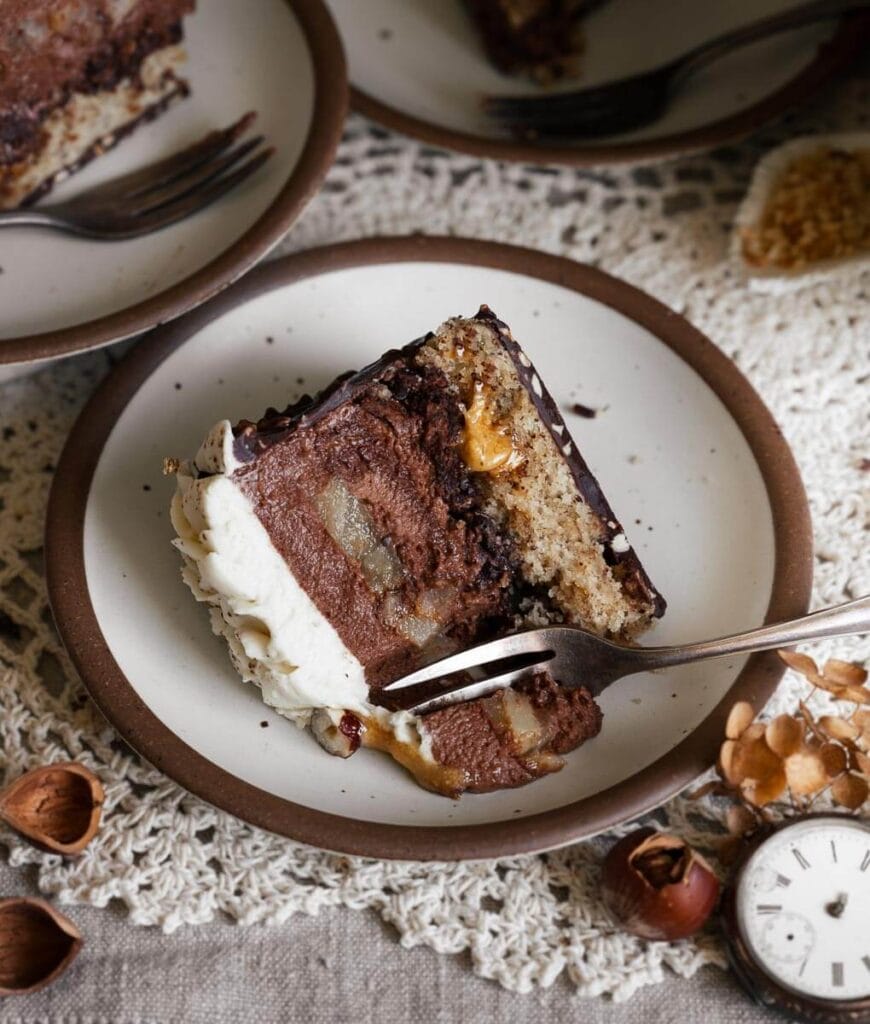 Schokoladen-Mousse Kuchen