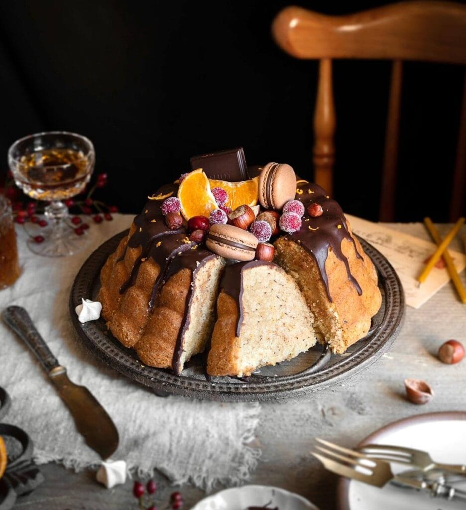 veganer Haselnusskuchen