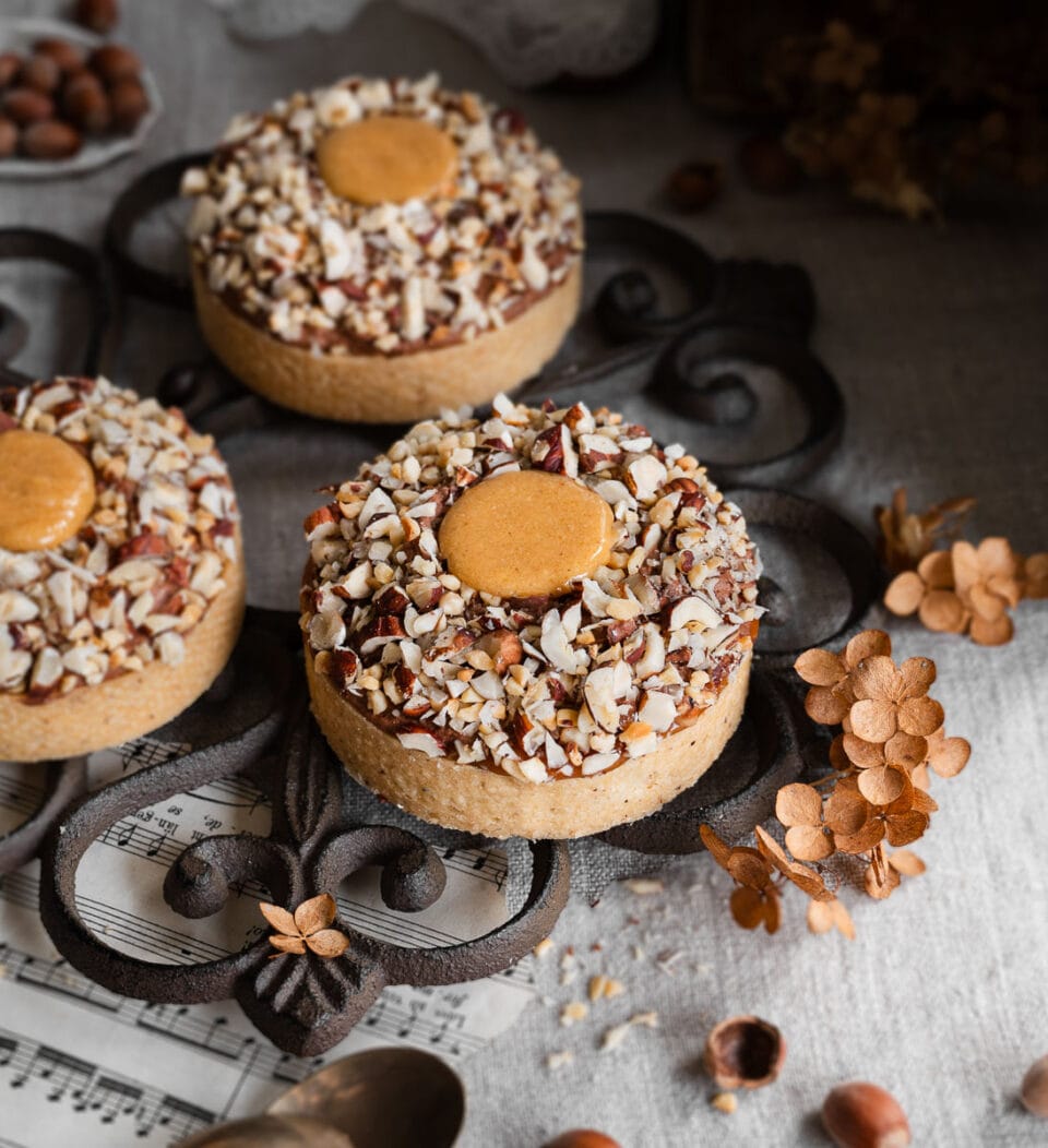 Vegane Haselnuss-Tartelettes
