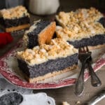 Mohnkuchen mit Streuseln