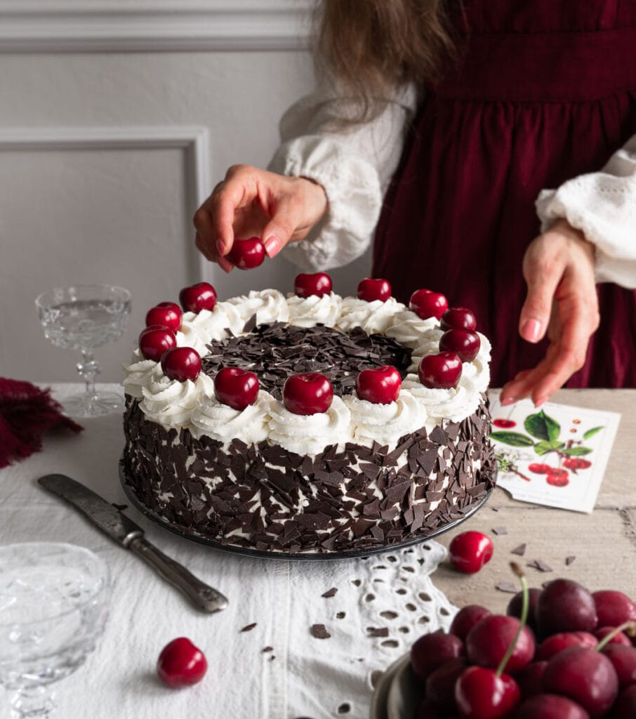 Einfache Schwarzwälder Kirschtorte