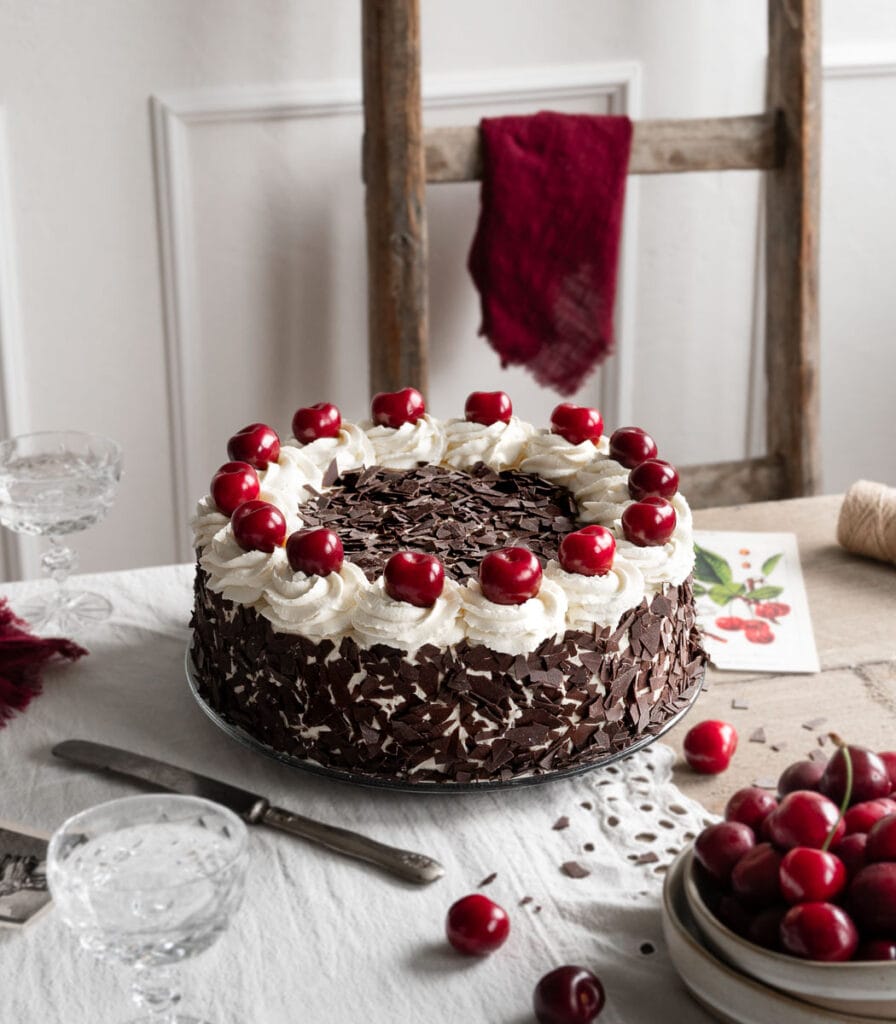Einfache Schwarzwälder Kirschtorte